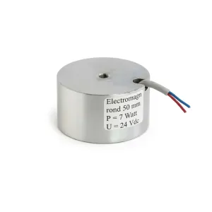 Elektromagneet Rond Ø 50mm - 70kg (700N) - 24V DC | SAV