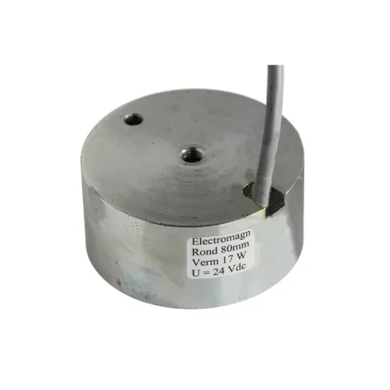 Elektromagneet Rond Ø 80mm - 220kg (2200N) - 24V DC | SAV Elektromagneet Rond Ø 80mm - 220kg (2200N) - 24V DC | SAV