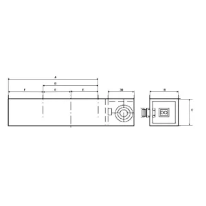 EL-Magnet rechteckig 500x60 mm - 470 kg (4700N) | SAV