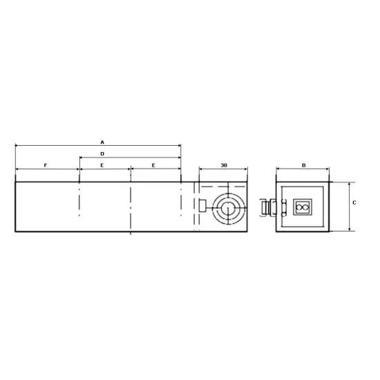 EL-Magnet rechteckig 400x100 mm - 1050 kg (10500N) | SAV