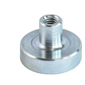 Neodymium potmagneet met draadbus, verzinkt, zeer krachtig Ø 16 x 4,5 mm