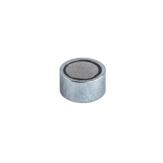 Topfmagnet flach Ø 8 x 4,5 mm | 1,3 kg Haftkr. Neodym