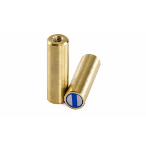 Ø 8x20 mm Stabgreifer Messing | M3 Innengewinde + h6