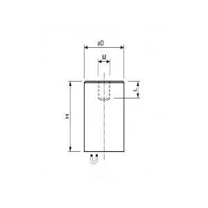 Neodym-Stabgreifer Stahlgehäuse Ø8x20 mm, M3 | 1,2 kg Haftkraft
