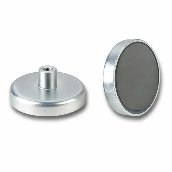 Ferrit-Topfmagnet m. Innengewinde Ø57mm M6 | 28,0 kg | SAV Ferrit-Topfmagnet m. Innengewinde Ø57mm M6 | 28,0 kg | SAV