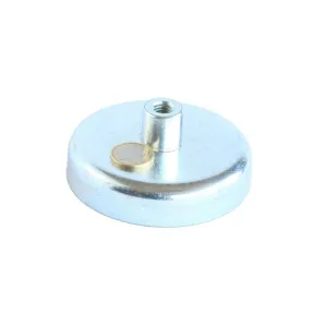 Ferrite pot magnet internal thread Ø63mm M6 | 35.0 kg | SAV