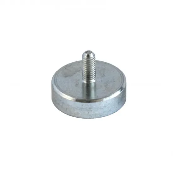 Ferrit Flachgreifer Außengewinde Ø25mm M4 | 4,0 kg | SAV