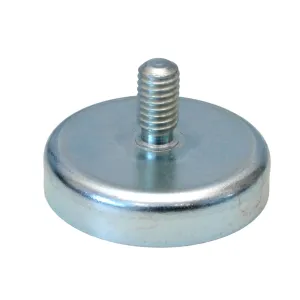 Ferrite pot magnet threaded stud Ø63mm M6 | 35.0 kg | SAV