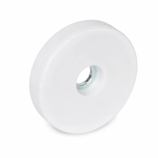 Magnetsystem Gummi Ø31 mm weiß durchgehende Bohrung | 8,90 kg Neodym | SAV Magnetsystem Gummi Ø31 mm weiß durchgehende Bohrung | 8,90 kg Neodym | SAV