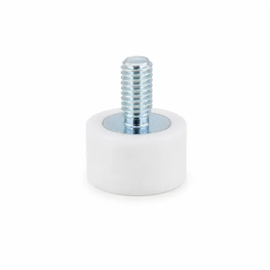 Magnetsystem Gummi Ø12 mm Gewindestift M4 weiß | 1,30 kg Neodym | SAV Magnetsystem Gummi Ø12 mm Gewindestift M4 weiß | 1,30 kg Neodym | SAV