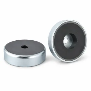 Ferriet potmagneet Ø50mm met potgat kopen