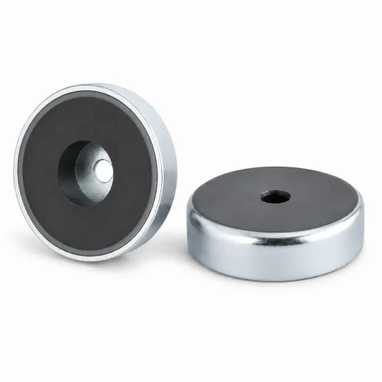 Ferriet potmagneet Ø100mm met potgat kopen