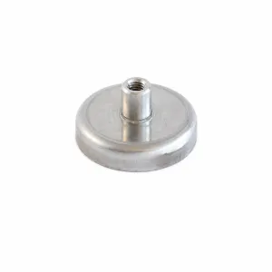 Ferrit Topfmagnet Ø25 mm Gewindebuchse M5 Edelstahl | 3,20 kg | SAV