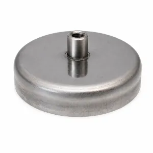 Ferrite Pot Magnet Ø63 mm threaded bush M5 Stainless Steel | 28.00 kg | SAV