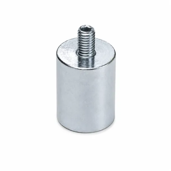 Neodymium Rod Magnet Ø 13 mm with M4 Threaded Stud | SAV Neodymium Rod Magnet Ø 13 mm with M4 Threaded Stud | SAV