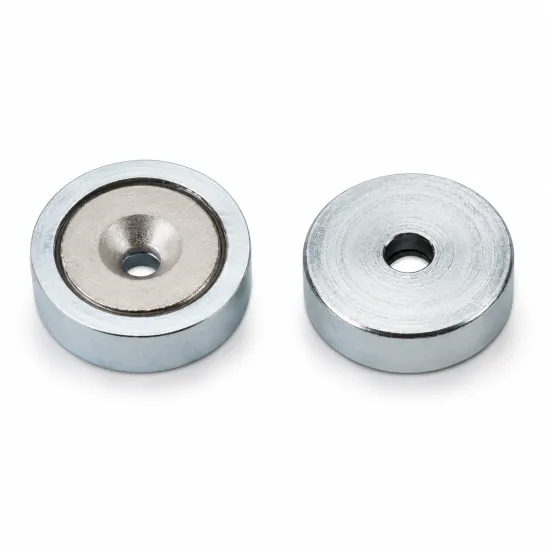 Pot Magnet Ø 16 mm Countersunk Hole | SmCo | SAV Pot Magnet Ø 16 mm Countersunk Hole | SmCo | SAV
