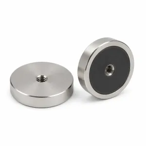 Pot magnet Ø75 mm thru-hole M10 | 175.00 kg neodymium | SAV