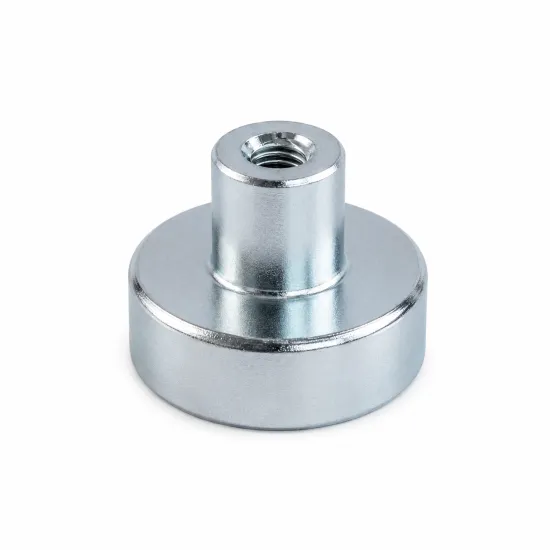 Pot magnet Ø16 mm internal thread M4 | 9.50 kg neodymium | SAV