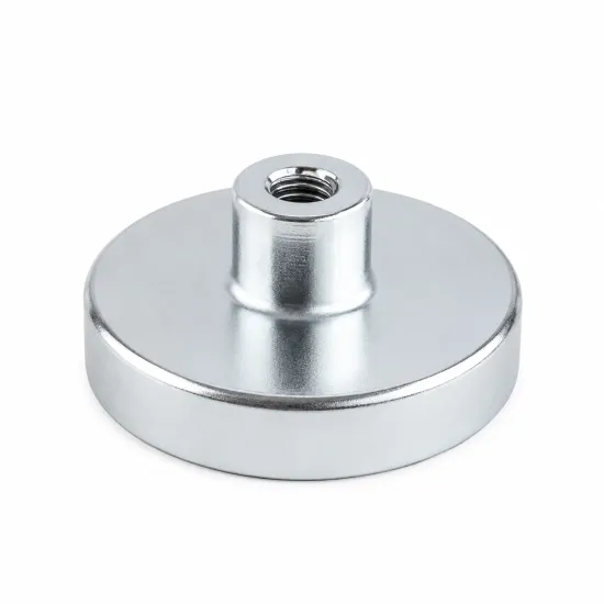 Pot magnet Ø50 mm internal thread M8 | 100.00 kg neodymium | SAV