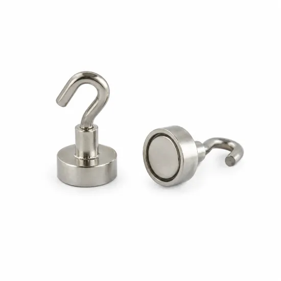 Potmagneet met haak Ø 13 mm | 5,00 kg Neodymium - SAV-webshop.com
