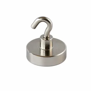 Topfmagnet mit Haken Ø 20 mm | 12,50 kg Neodym - SAV-webshop.com