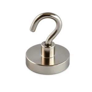 Potmagneet met haak Ø 25 mm | 18,00 kg Neodymium - SAV-webshop.com