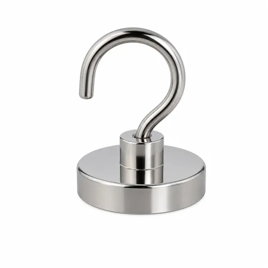 Potmagneet met haak Ø 40 mm | 55,00 kg Neodymium - SAV-webshop.com
