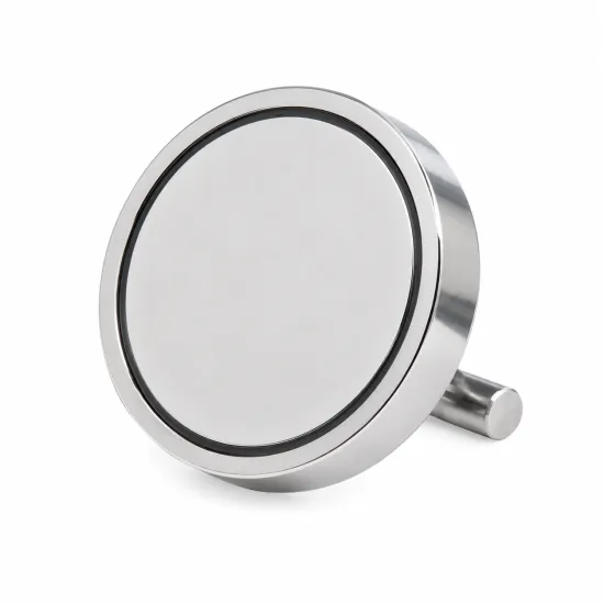 Topfmagnet mit Haken Ø 63 mm | 105,00 kg Neodym - SAV-webshop.com