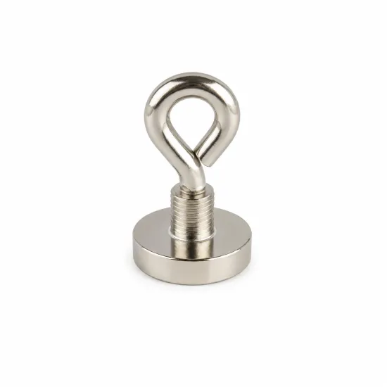 Potmagneet met oog Ø 16 mm | 8,00 kg Neodymium - SAV-webshop.com