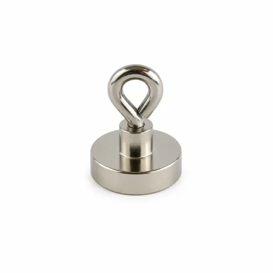 Pot magnet with eyelet Ø 20 mm | 12.50 kg Neodymium - SAV-webshop.com