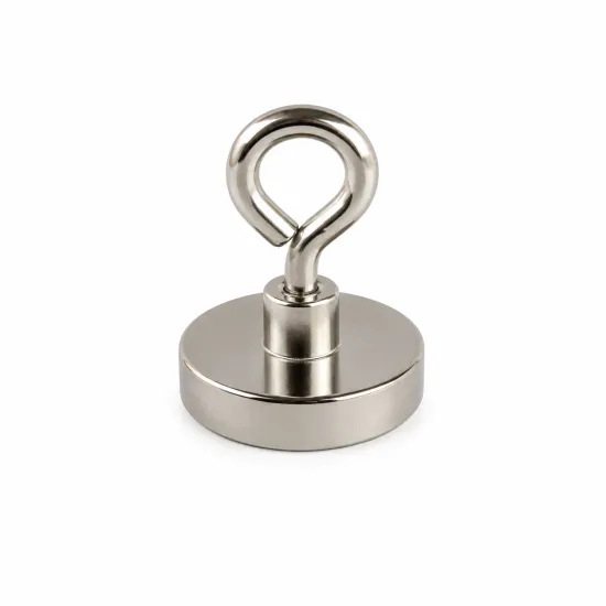 Topfmagnet mit Öse Ø 32 mm | 30,00 kg Neodym - SAV-webshop.com