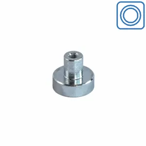 Potmagneet Ø13 mm draadbus M3 | 6,00 kg neodymium | SAV