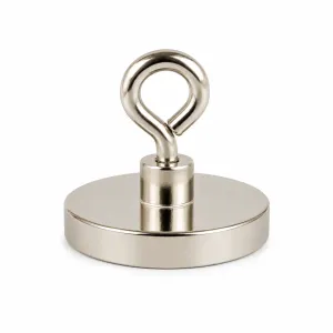 Potmagneet met oog Ø 50 mm | 75,00 kg Neodymium - SAV-webshop.com