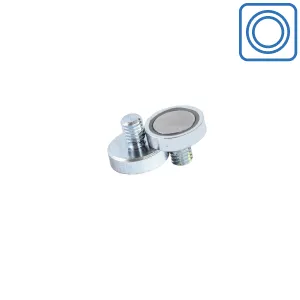 Flachgreifer Ø13 mm Gewindestift M5 | 6,00 kg Neodym | SAV