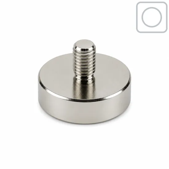 Pot magnet Ø20 mm M4 | 12 kg | SAV-webshop