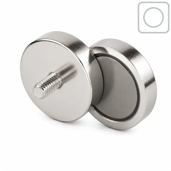 Pot magnet Ø32 mm M6 | 39 kg | SAV-webshop Pot magnet Ø32 mm M6 | 39 kg | SAV-webshop