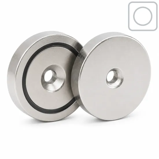 Neodymium Potmagneet Ø40 mm verzonken gat | 51,5 kg | SAV Neodymium Potmagneet Ø40 mm verzonken gat | 51,5 kg | SAV