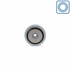 Flachgreifer Ø10 mm durchgehend M3 | 1,90 kg Neodym | SAV