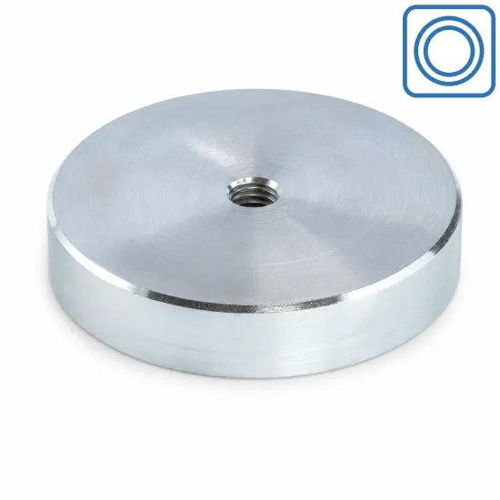 Pot magnet Ø63 mm thru-hole M10 | 110.00 kg neodymium | SAV Pot magnet Ø63 mm thru-hole M10 | 110.00 kg neodymium | SAV