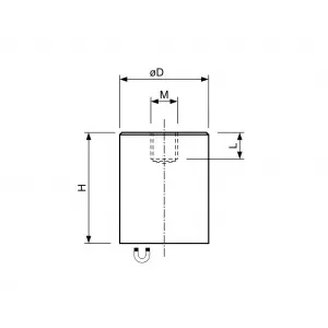 Hittebestendige Alnico Busmagneet Ø 6 mm M3 | SAV