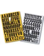 Magnetic number and letter set