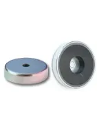 Ferriet potmagneet met doorlopend gat
