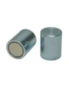 Neodymium busmagneet staal verzinkt