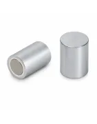 Neodymium busmagneet staal verzinkt