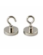 Neodymium potmagneet met draadbus, haak of oog